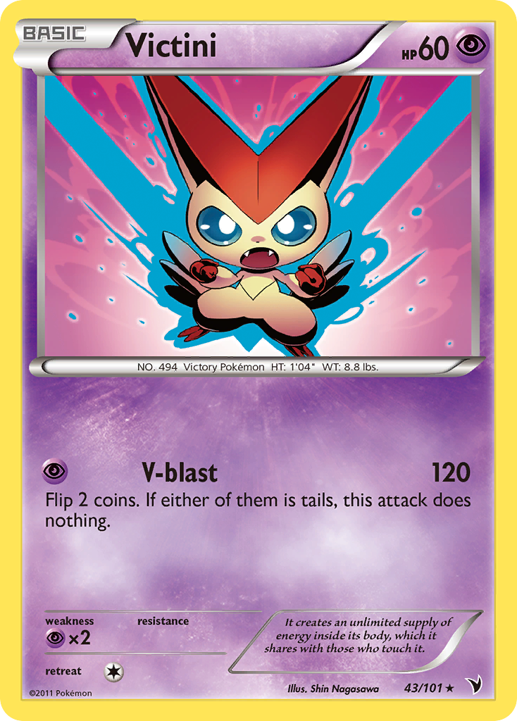 Victini (43/101) [Black & White: Noble Victories] | Play N Trade Winnipeg