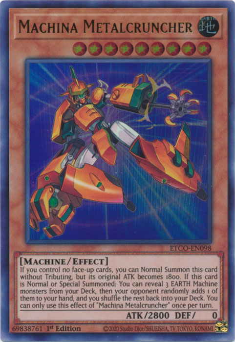 Machina Metalcruncher [ETCO-EN098] Ultra Rare | Play N Trade Winnipeg