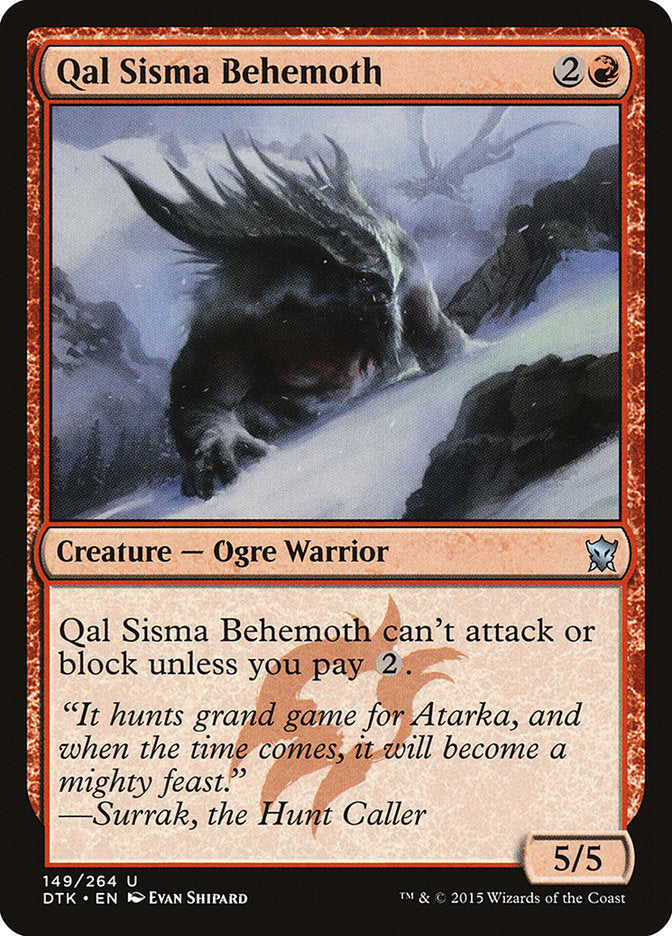 Qal Sisma Behemoth [Dragons of Tarkir] | Play N Trade Winnipeg