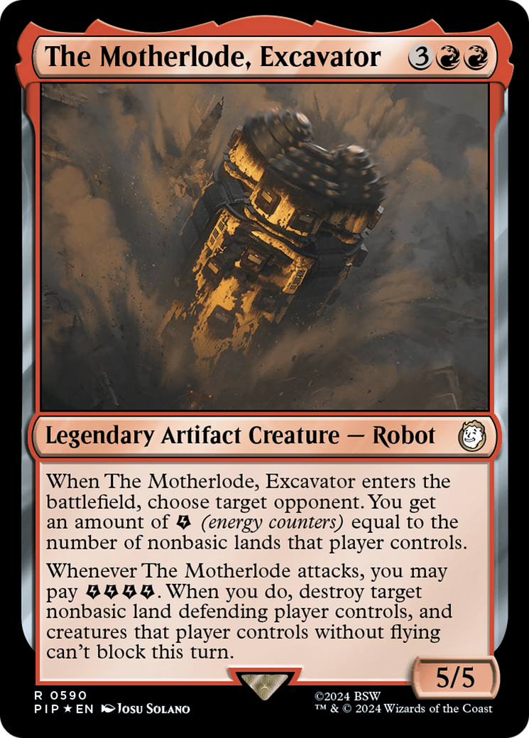 The Motherlode, Excavator (Surge Foil) [Fallout] | Play N Trade Winnipeg