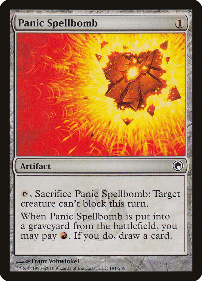 Panic Spellbomb [Scars of Mirrodin] | Play N Trade Winnipeg