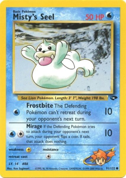 Misty's Seel (91/132) [Gym Challenge Unlimited] | Play N Trade Winnipeg