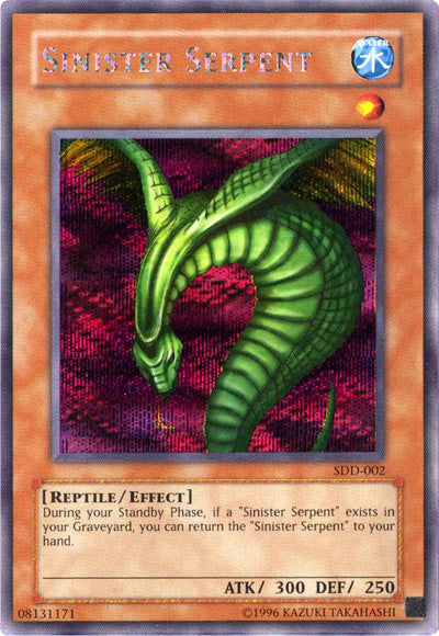 Sinister Serpent [SDD-002] Secret Rare | Play N Trade Winnipeg