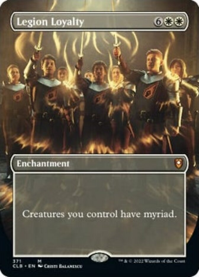 Legion Loyalty (Borderless Alternate Art) [Commander Legends: Battle for Baldur's Gate] | Play N Trade Winnipeg