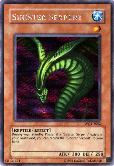 Sinister Serpent [WC4-E002] Prismatic Secret Rare | Play N Trade Winnipeg