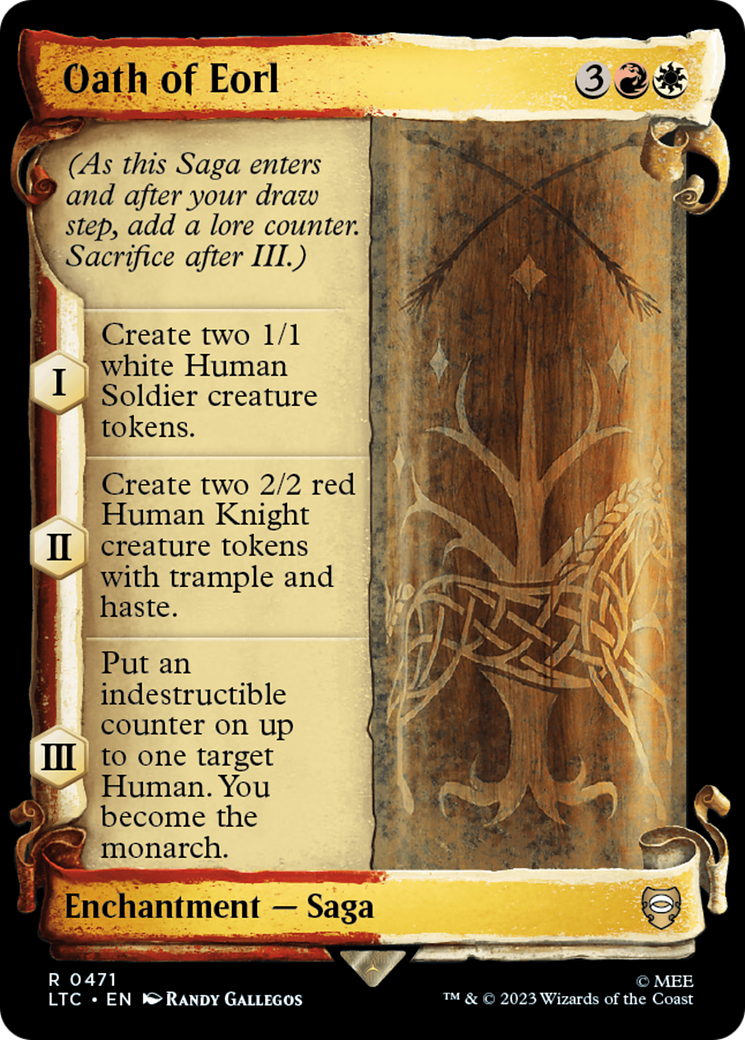 Oath of Eorl [The Lord of the Rings: Tales of Middle-Earth Commander Showcase Scrolls] | Play N Trade Winnipeg