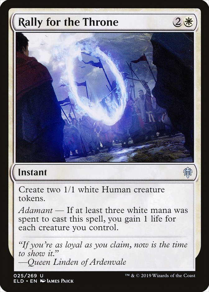 Rally for the Throne [Throne of Eldraine] | Play N Trade Winnipeg