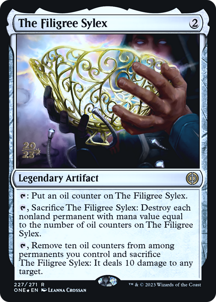 The Filigree Sylex [Phyrexia: All Will Be One Prerelease Promos] | Play N Trade Winnipeg