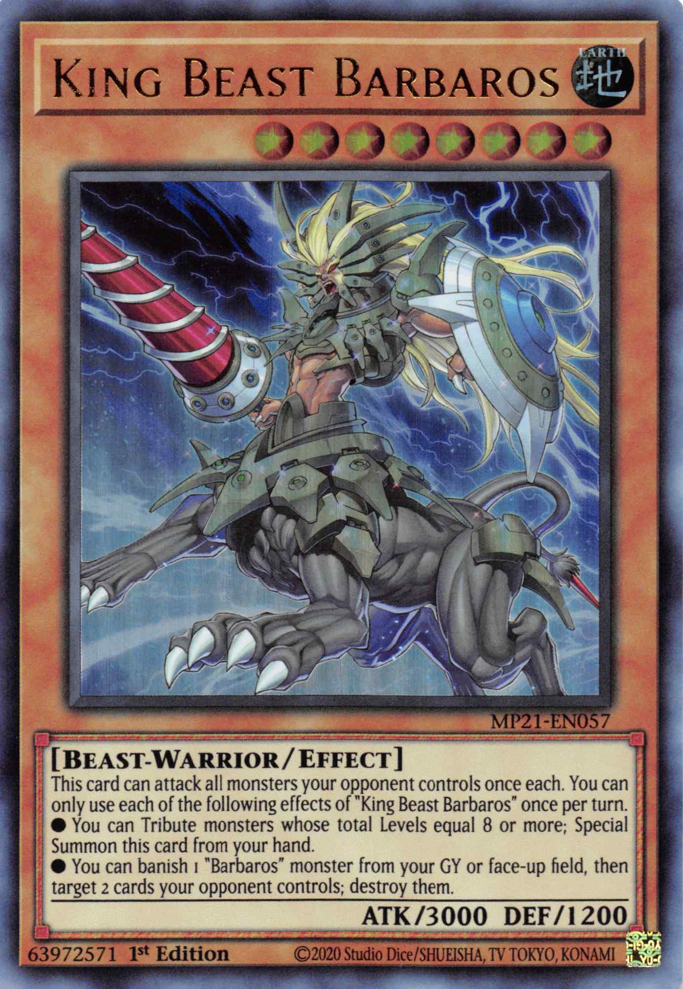 King Beast Barbaros [MP21-EN057] Ultra Rare | Play N Trade Winnipeg