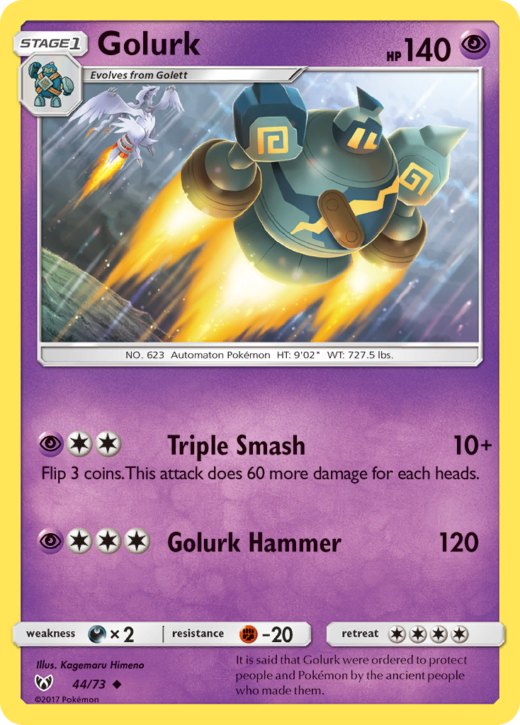 Golurk (44/73) [Sun & Moon: Shining Legends] | Play N Trade Winnipeg