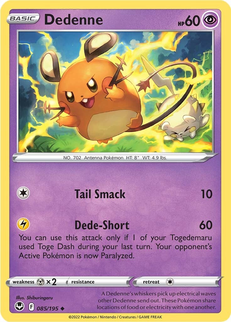 Dedenne (085/195) [Sword & Shield: Silver Tempest] | Play N Trade Winnipeg