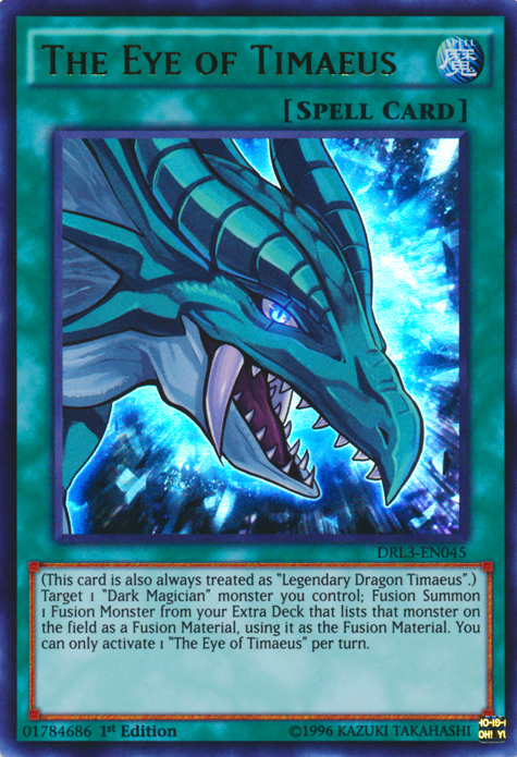 The Eye of Timaeus [DRL3-EN045] Ultra Rare | Play N Trade Winnipeg