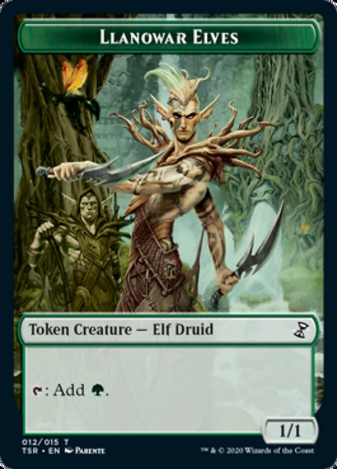 Llanowar Elves Token [Time Spiral Remastered Tokens] | Play N Trade Winnipeg