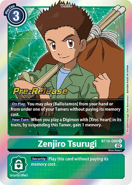 Zenjiro Tsurugi [BT10-090] [Xros Encounter Pre-Release Cards] | Play N Trade Winnipeg