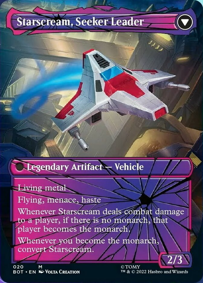 Starscream, Power Hungry // Starscream, Seeker Leader (Shattered Glass) [Universes Beyond: Transformers] | Play N Trade Winnipeg