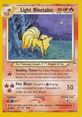 Light Ninetales (50/105) [Neo Destiny Unlimited] | Play N Trade Winnipeg