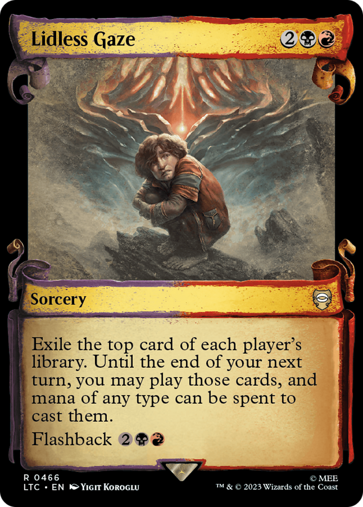 Lidless Gaze [The Lord of the Rings: Tales of Middle-Earth Commander Showcase Scrolls] | Play N Trade Winnipeg