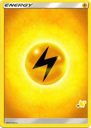 Lightning Energy (Pikachu Stamp #21) [Battle Academy 2020] | Play N Trade Winnipeg