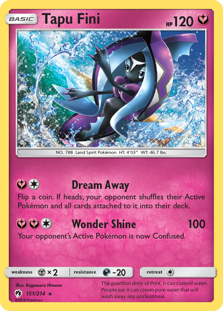 Tapu Fini (151/214) [Sun & Moon: Lost Thunder] | Play N Trade Winnipeg