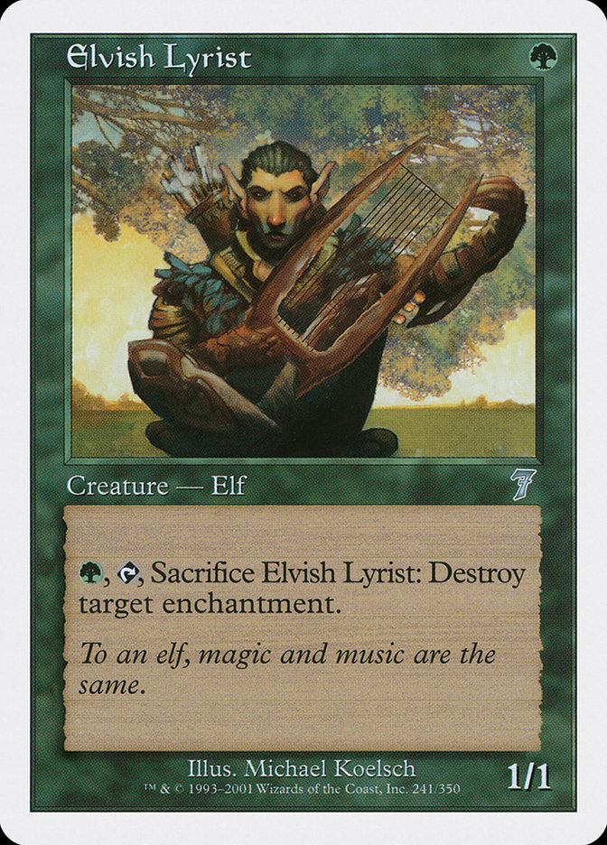 Elvish Lyrist [Seventh Edition] | Play N Trade Winnipeg