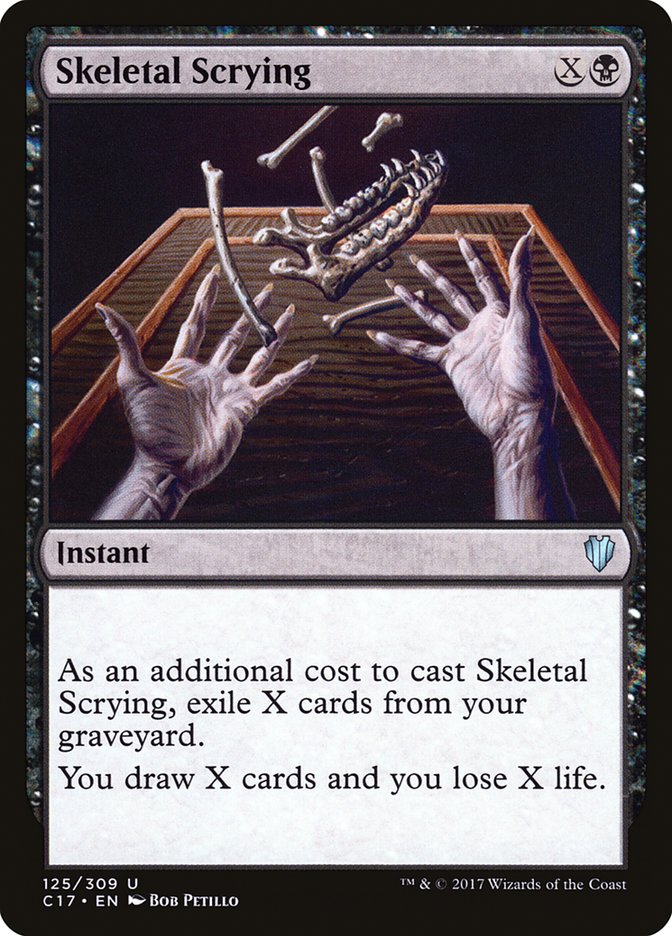 Skeletal Scrying [Commander 2017] | Play N Trade Winnipeg