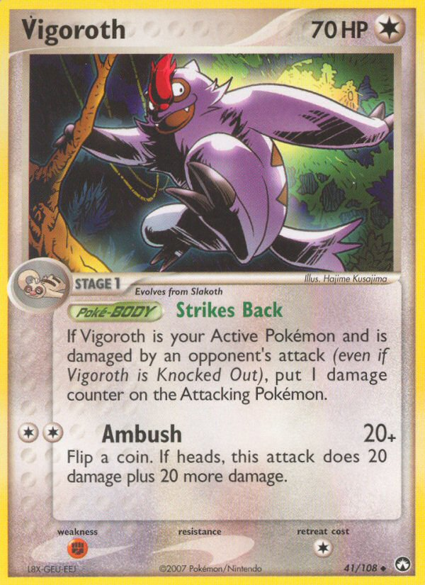 Vigoroth (41/108) [EX: Power Keepers] | Play N Trade Winnipeg