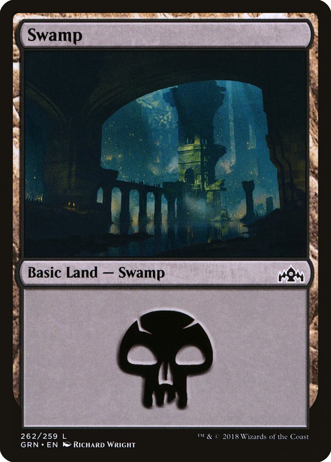 Swamp (262) [Guilds of Ravnica] | Play N Trade Winnipeg