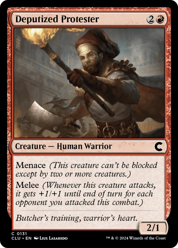 Deputized Protester [Ravnica: Clue Edition] | Play N Trade Winnipeg