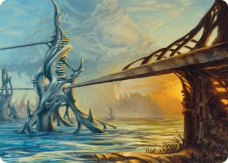 Razortide Bridge Art Card [Modern Horizons 2 Art Series] | Play N Trade Winnipeg