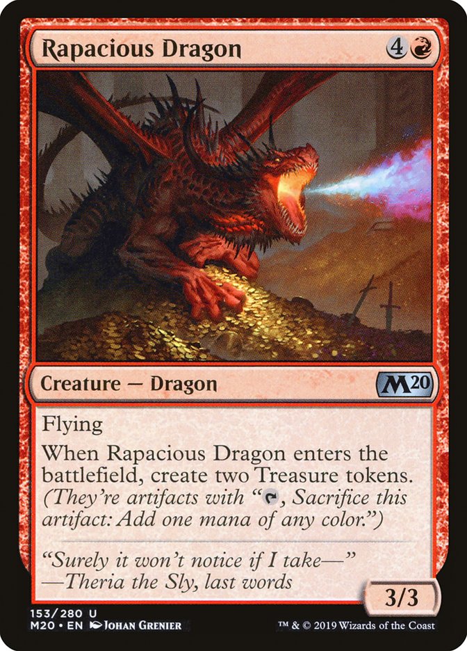 Rapacious Dragon [Core Set 2020] | Play N Trade Winnipeg