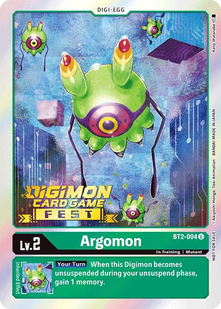 Argomon [BT2-004] (Digimon Card Game Fest 2022) [Release Special Booster Promos] | Play N Trade Winnipeg