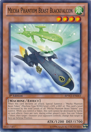 Mecha Phantom Beast Blackfalcon [BPW2-EN061] Common | Play N Trade Winnipeg