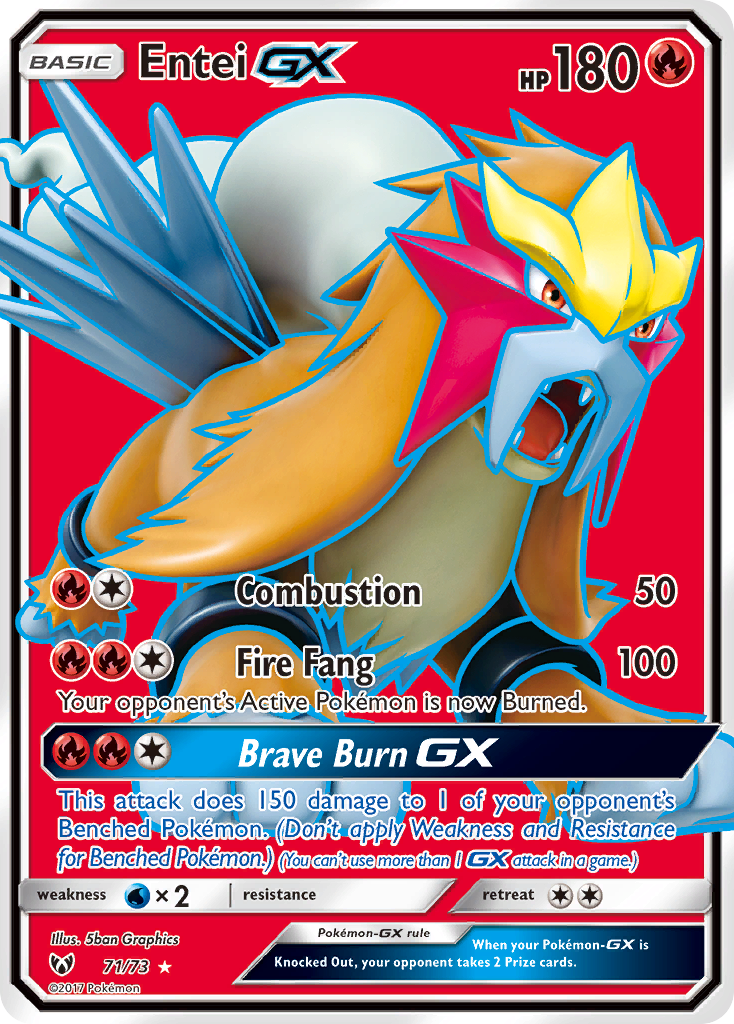 Entei GX (71/73) [Sun & Moon: Shining Legends] | Play N Trade Winnipeg