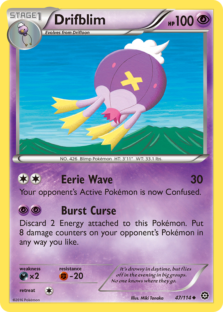 Drifblim (47/114) [XY: Steam Siege] | Play N Trade Winnipeg