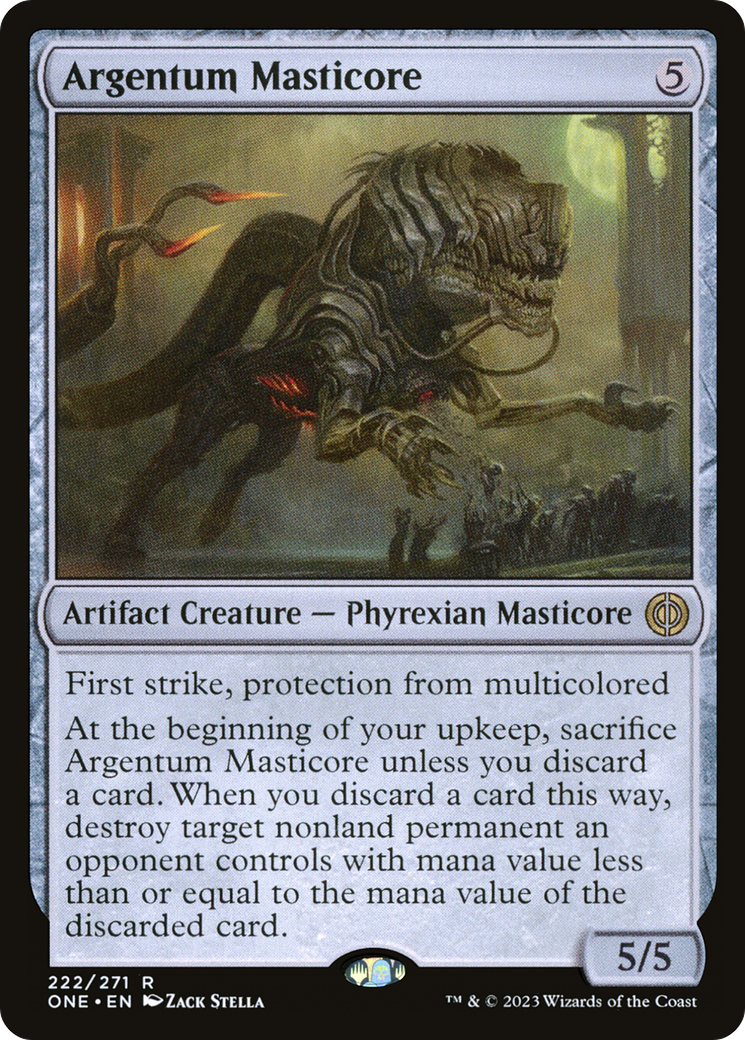 Argentum Masticore [Phyrexia: All Will Be One] | Play N Trade Winnipeg