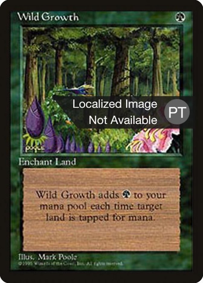 Wild Growth [Fourth Edition (Foreign Black Border)] | Play N Trade Winnipeg