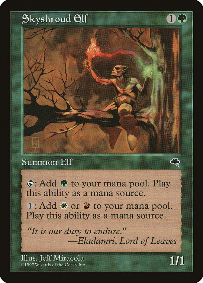 Skyshroud Elf [Tempest] | Play N Trade Winnipeg