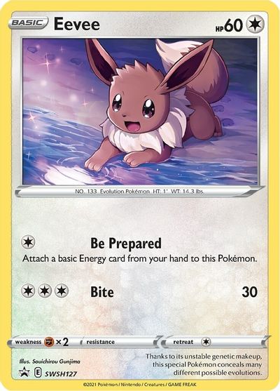 Eevee (SWSH127) [Sword & Shield: Black Star Promos] | Play N Trade Winnipeg