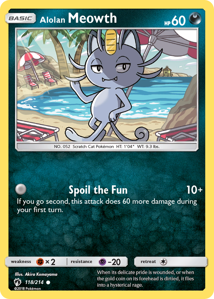 Alolan Meowth (118/214) [Sun & Moon: Lost Thunder] | Play N Trade Winnipeg