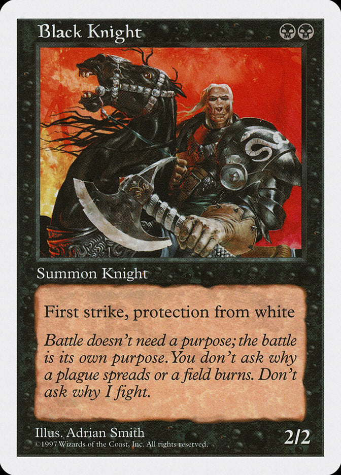 Black Knight [Fifth Edition] | Play N Trade Winnipeg