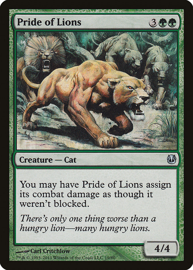 Pride of Lions [Duel Decks: Ajani vs. Nicol Bolas] | Play N Trade Winnipeg