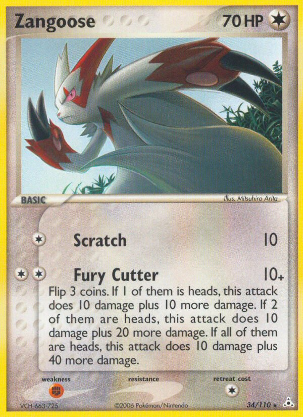 Zangoose (34/110) [EX: Holon Phantoms] | Play N Trade Winnipeg