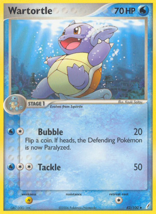 Wartortle (42/100) [EX: Crystal Guardians] | Play N Trade Winnipeg