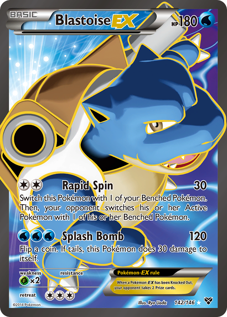 Blastoise EX (142/146) [XY: Base Set] | Play N Trade Winnipeg