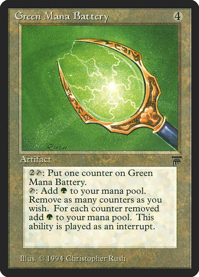 Green Mana Battery [Legends] | Play N Trade Winnipeg