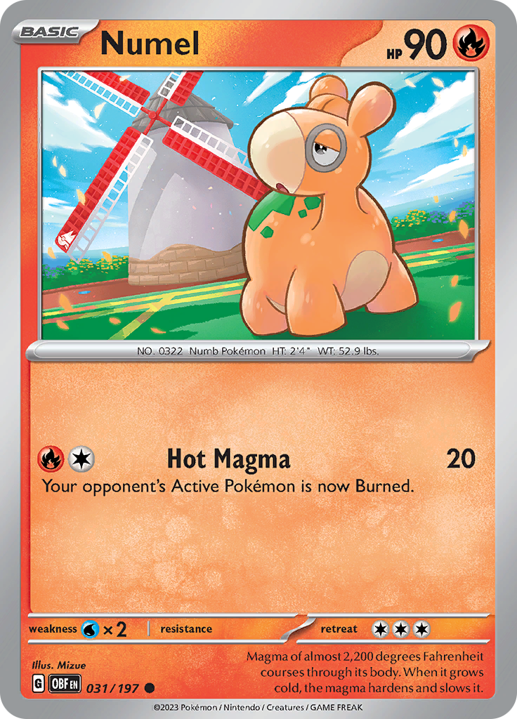 Numel (031/197) [Scarlet & Violet: Obsidian Flames] | Play N Trade Winnipeg