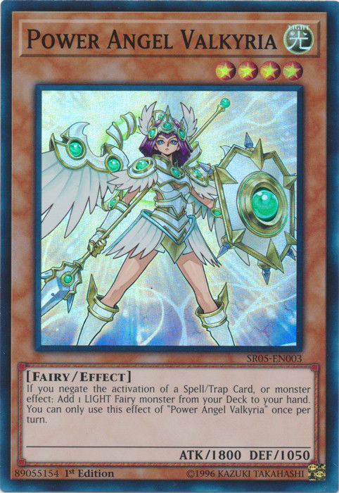 Power Angel Valkyria [SR05-EN003] Super Rare | Play N Trade Winnipeg