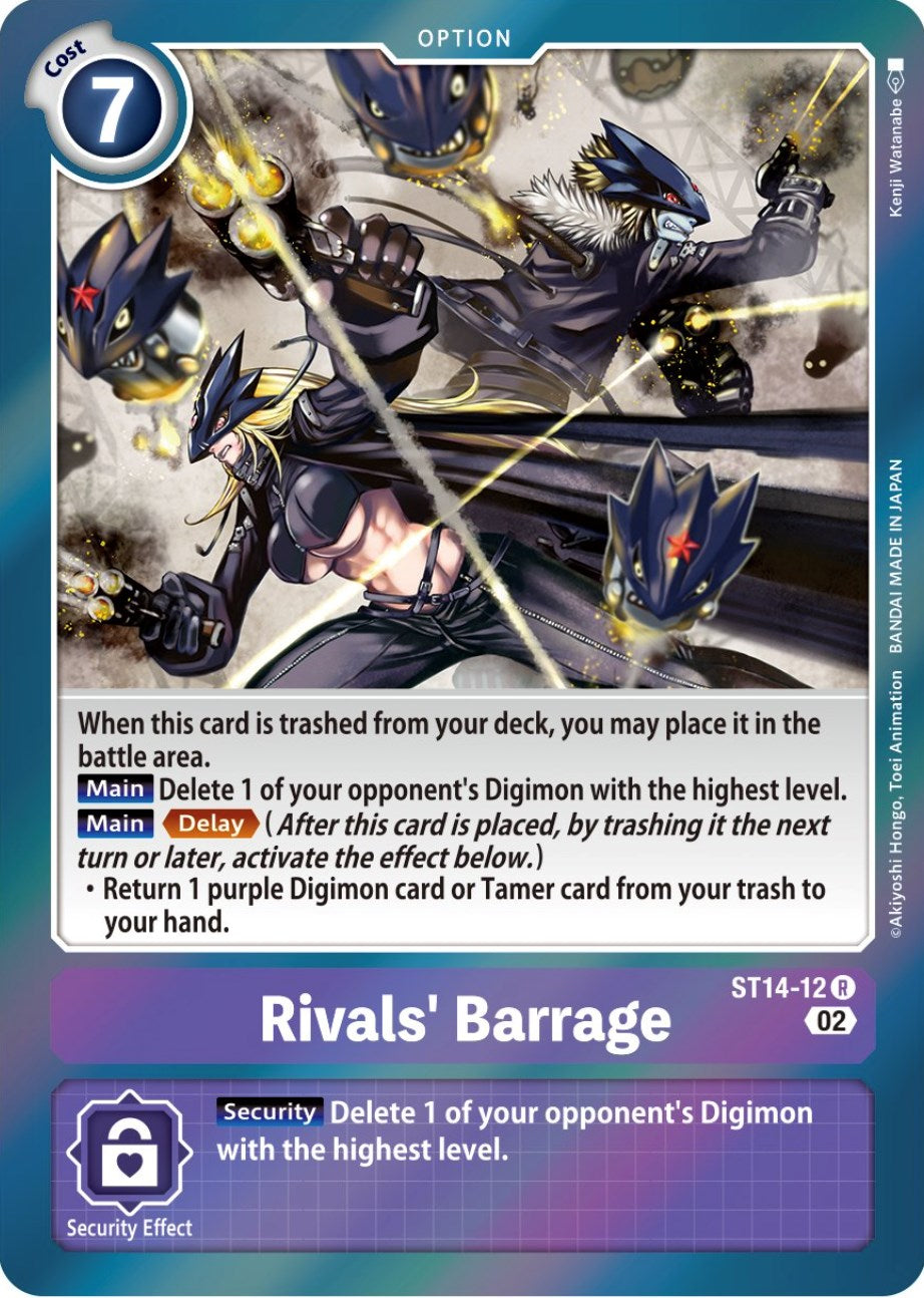 Rival's Barrage [ST14-12] [Starter Deck: Beelzemon Advanced Deck Set] | Play N Trade Winnipeg