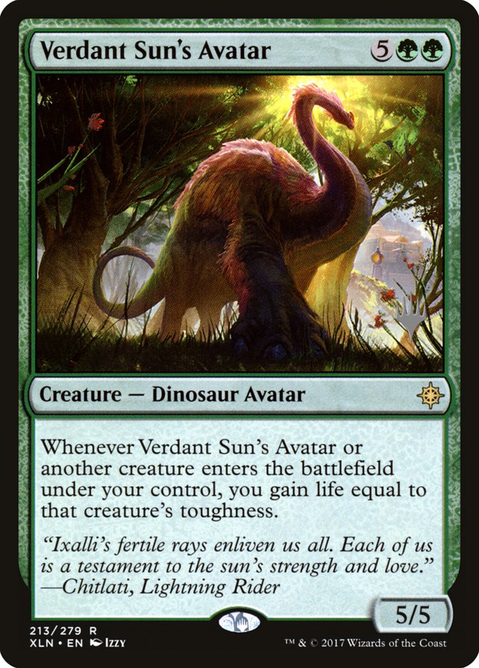 Verdant Sun's Avatar (Promo Pack) [Ixalan Promos] | Play N Trade Winnipeg