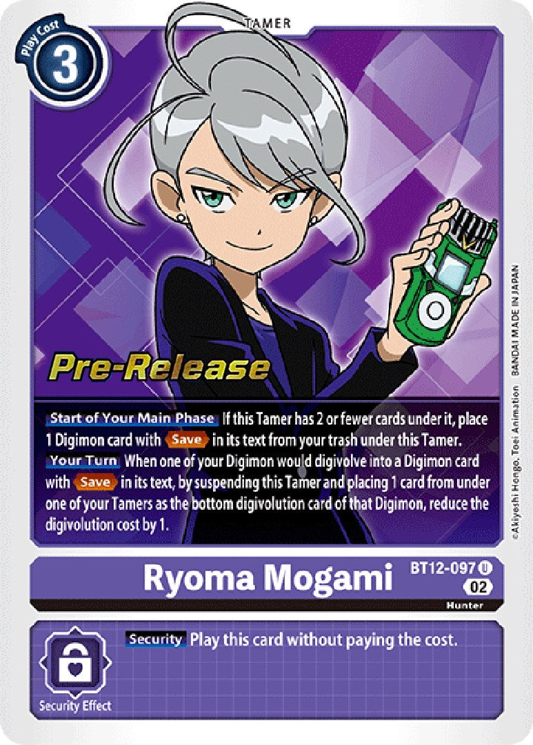 Ryoma Mogami [BT12-097] [Across Time Pre-Release Cards] | Play N Trade Winnipeg